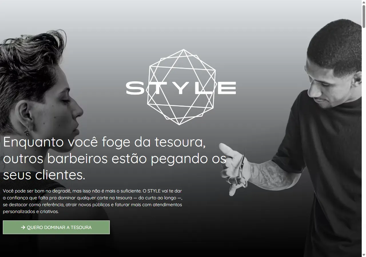 Screenshot do projeto Mateus Santana Style